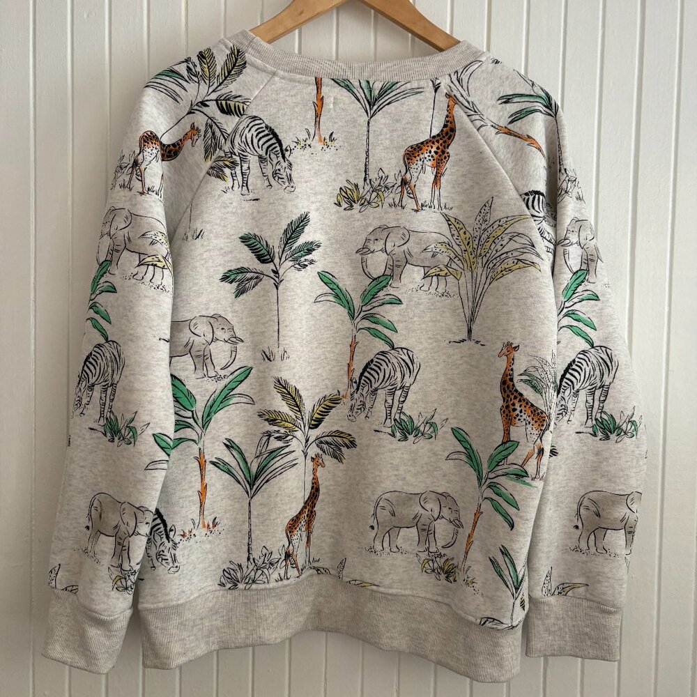 Safari Animal Print Fleece Sweatshirt LA SOUL - Picture 7 of 13